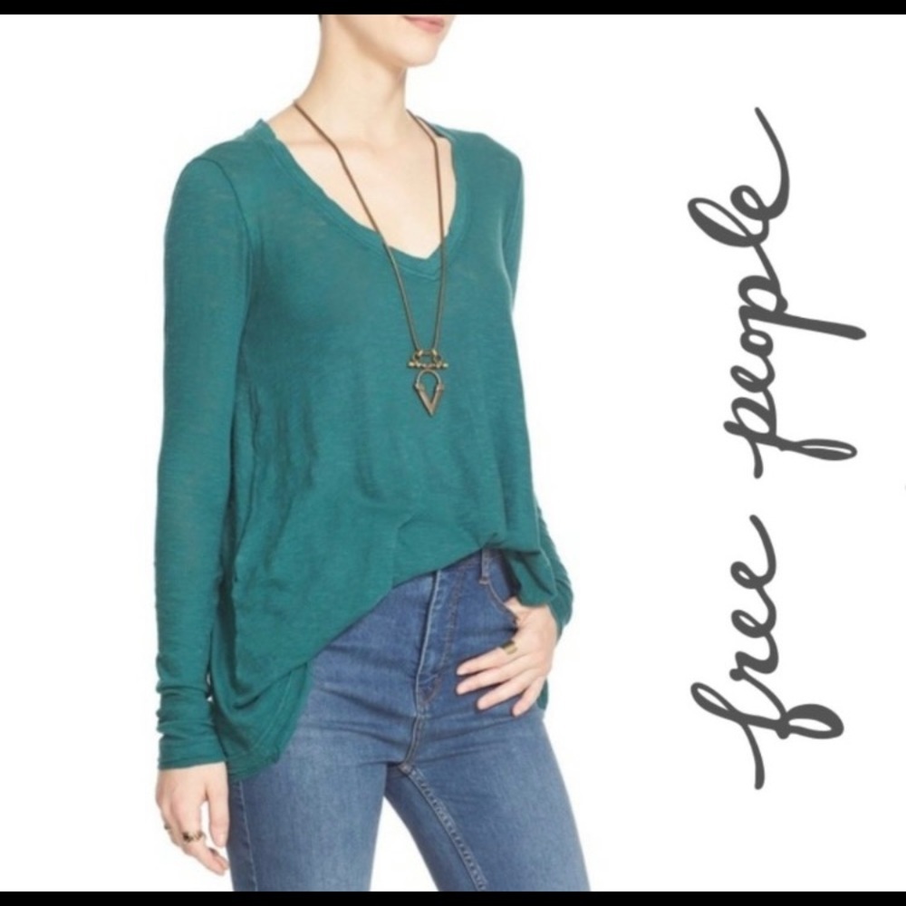 Free People Anna Burnout Tee